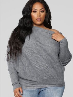 Fashion nova grey sweater